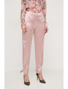 Guess pantaloni donna colore rosa