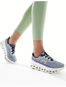 On Running ON - Cloudmonster - Sneakers da corsa bianche e viola