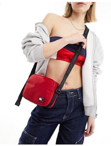 Tommy Jeans - Daily - Borsa a tracolla rossa-Rosso