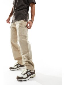 Dickies - Johnson - Pantaloni cargo color cuoio chiaro-Neutro