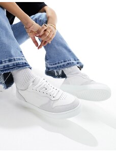 Barbour - Sneakers in pelle bianche-Bianco