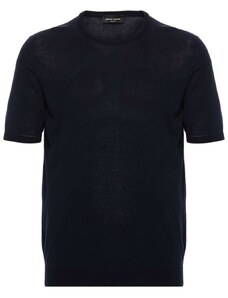 Roberto Collina T-shirt in maglia blu