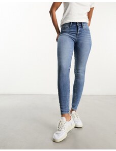 River Island - Jeans skinny modellanti blu lavaggio medio