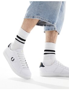 Fred Perry - B6312 - Sneakers in pelle bianche-Bianco