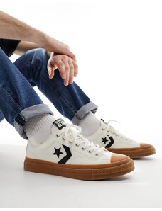 Converse - Star Player 76 - Sneakers color crema con suola in gomma-Bianco