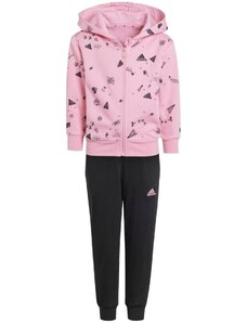 Adidas TUTA BRAND LOVE HOODED pink black KIDS