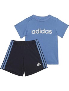 ADIDAS-COMPLETO ESSENTIALS LINEAGE ORGANIC COTTON TEE AND SHORTS kids