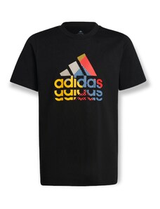 Adidas t-shirt graphic nera kids