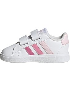 Adidas Grand Court 2.0 white pink kids