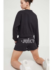 Juicy Couture pantaloncini donna colore nero con applicazione
