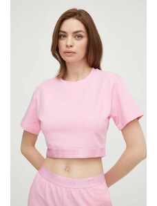 HUGO maglietta lounge colore rosa