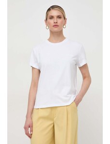 Patrizia Pepe t-shirt in cotone donna colore bianco