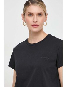 Patrizia Pepe t-shirt in cotone donna colore nero