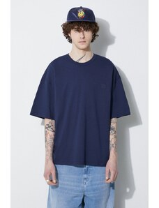 Alpha Industries t-shirt in cotone Essentials RL uomo colore blu navy con applicazione 146504