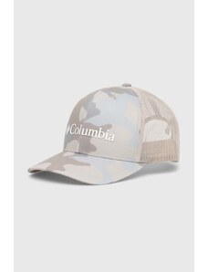 Columbia berretto da baseball colore beige con applicazione