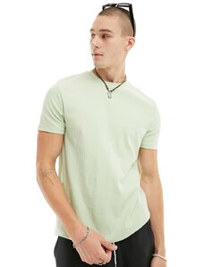 ASOS DESIGN - T-shirt testurizzata verde chiaro