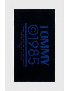 Tommy Jeans asciugamano con aggiunta di lana colore blu navy