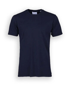 T-Shirt Colorful Standard Cotone Organico Blu Navy