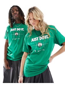 Nike Basketball - NBA Boston Celtics Unisex - T-shirt verde con grafica