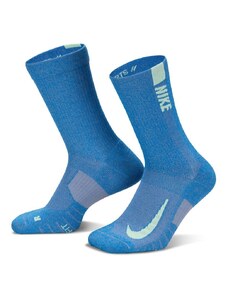 Nike Running - Multiplier - Confezione da 2 paia di calzini al polpaccio blu