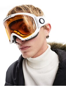 Oakley - O-Frame 2.0 - Maschera da sci bianca e arancione-Bianco
