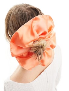 DesignB London - Elastico per capelli grande color pesca-Arancione