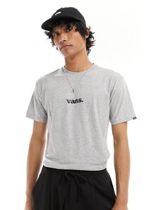 Vans - Lowercase - T-shirt grigia con logo-Grigio