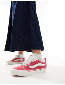 Vans - Knu Skool - Sneakers rosa e bianche