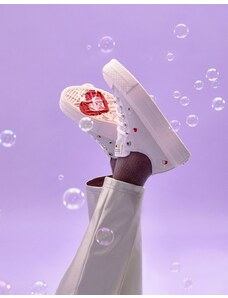 Converse - Lift Ox - Sneakers lilla con cuori-Viola