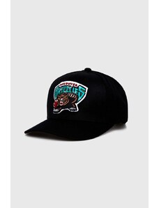 Mitchell&Ness cappello con visiera con aggiunta di cotone NBA VANCOUVER GRIZZLIES colore nero con applicazione