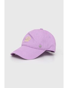 Roxy berretto da baseball in cotone colore violetto ERJHA04278