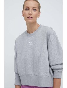 adidas Originals felpa Essentials Crew Sweatshirt donna colore grigio IA6499