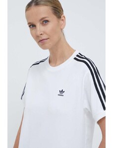 adidas Originals t-shirt 3-Stripes Tee donna colore bianco IR8051
