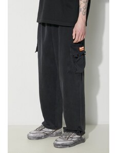 Market pantaloni da jogging in cotone Fuji Cargo Sweatpants colore grigio 395000644