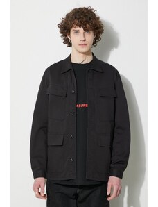 Universal Works giacca in cotone Mw Fatigue Jacket colore nero 166.BLACK