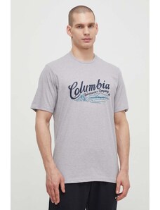 Columbia t-shirt in cotone Rockaway River colore grigio 2022181