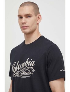 Columbia t-shirt in cotone Rockaway River colore nero 2022181