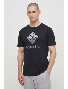 Columbia t-shirt in cotone Rapid Ridge colore nero 1888813