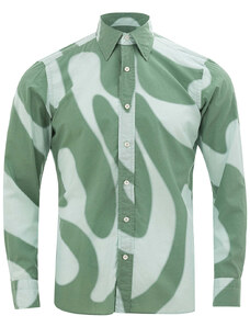 Camicia Tie-Dye Tom Ford 39 Verde 2000000005140