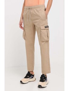 Napapijri pantaloni in cotone colore beige