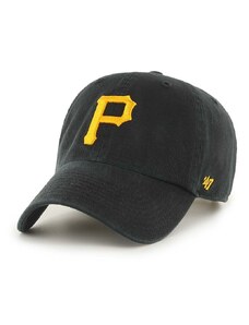 47brand berretto MLB Pittsburgh Pirates colore nero con applicazione B-RGW20GWS-BKD