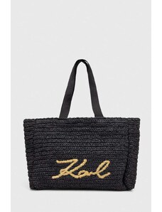 Karl Lagerfeld borsa da mare colore nero