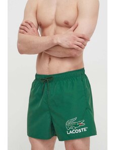 Lacoste pantaloncini da bagno colore verde