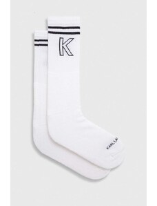 Karl Lagerfeld calzini uomo colore bianco
