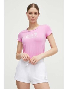 EA7 Emporio Armani t-shirt donna colore rosa