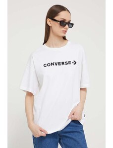 Converse t-shirt in cotone donna colore beige