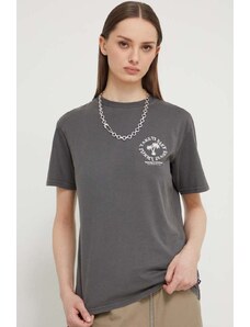 Tommy Jeans t-shirt in cotone donna colore grigio