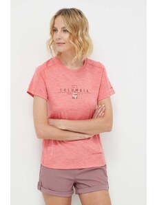 Columbia maglietta sportiva Zero Rules Graphic colore rosa 1991583