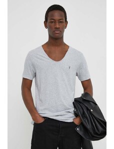 AllSaints t-shirt Tonic uomo colore grigio