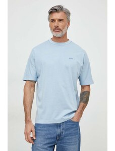 Boss Orange t-shirt in cotone uomo colore blu